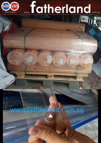Clear Transparent PVC Canvas Sheet 1mm