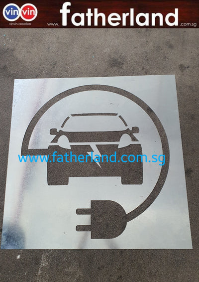 Aluminium Stencil EV Recharging Station special Design