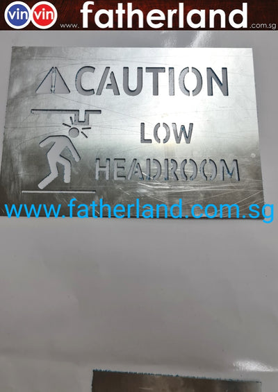 Aluminium Stencil for wooden cargo box