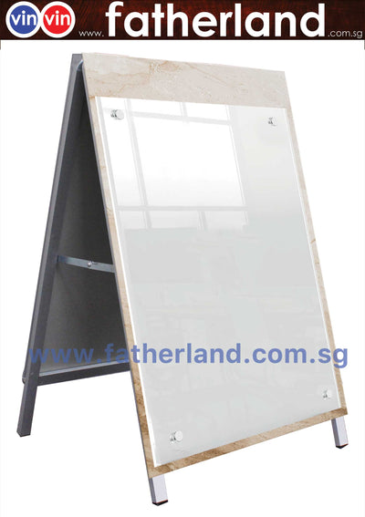 vinvin A Frame A0 Size Double Sided Stand Designer Series  with Plastic Frame
