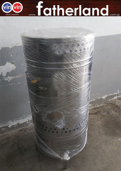 Stainless Steel  incense burner ( with top cover ) Model 2