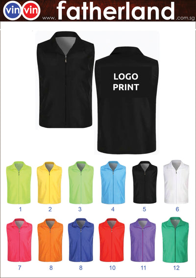 Workwear Vest Customized Workwear Vest Jacket Advertising Volunteer Printing with Logo