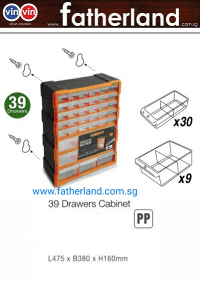 TAXTIC 39 Drawers Cabinet Box