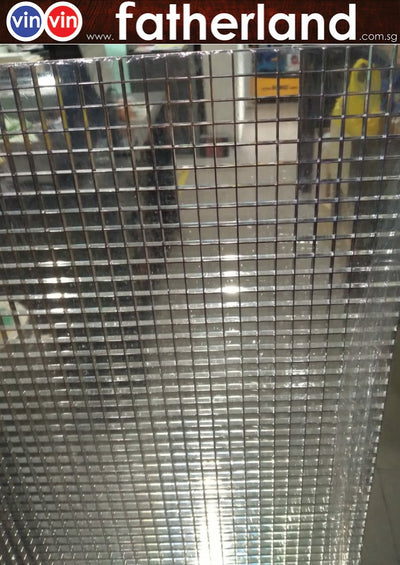 Eggcrate 2' x 4' (1/2" Sq. Hole) - Silver 
豆腐格