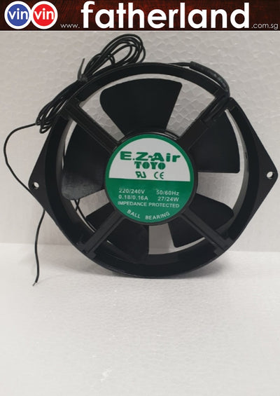 EZ~Air Toyo 162x150x38mm 220/240Vac (UL certified) -thermo-plastic blade