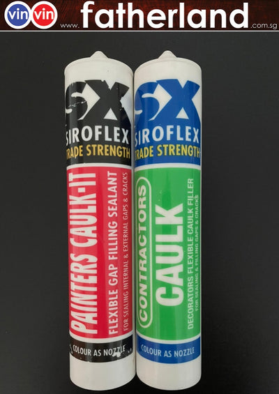 Siroflex White Acrylic Sealant (Painters Caulk It) Model : SIL-SFAC
u