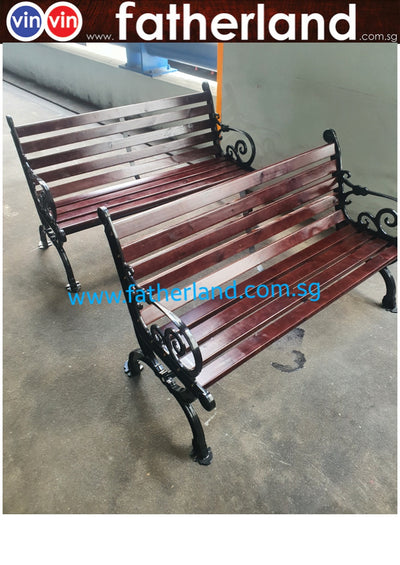 OUTDOOR PARK BENCH MODEL VIN-08FX SOLID WOOD