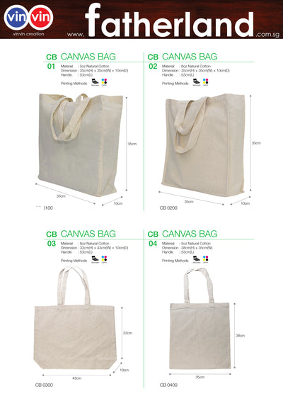 CANVAS BAG VINVIN CREATION CATALOG 48