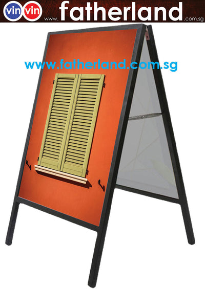 vinvin A Frame Double Sided Stand with Print Slot Type ( outdoor Media )
