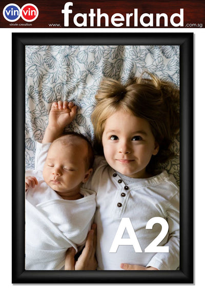 ALUMINIUM SNAP FRAME A2 ( BLACK )