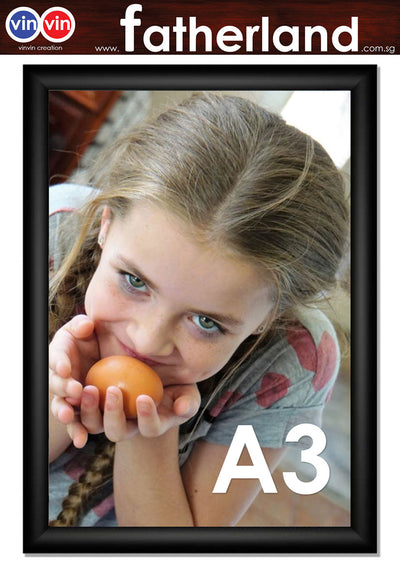 ALUMINIUM SNAP FRAME  A3 ( BLACK )