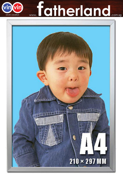 ALUMINIUM SNAP FRAME  A4 ( SILVER )