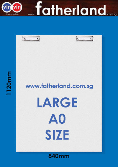 A0 SIZE 5MM PVC CLIP BOARD