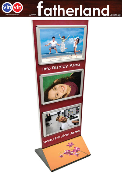 AIRPORT STAND WITH A3 FRAMES ( vinvin creation series )