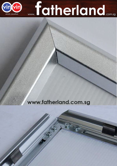 ALUMINIUM SNAP FRAME WITH ANGLE SUPPORT
