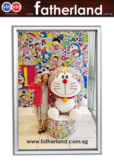 ALUMINIUM SNAP FRAME WITH ANGLE SUPPORT