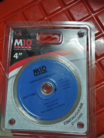 M10 DIAMOND WHEEL 4" ( WET )