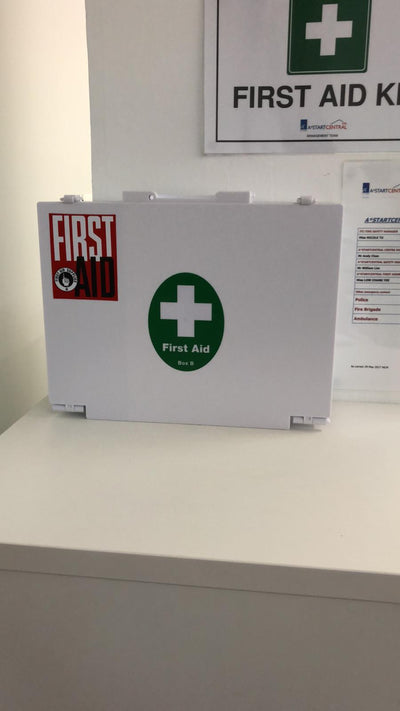 FIRST AID BOX 12" x 8" x 5" ( Content only)