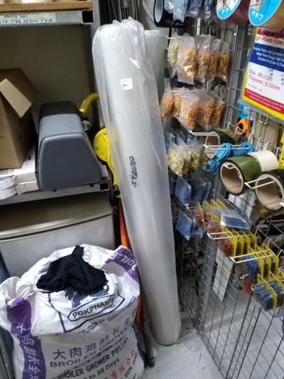 CLEAR PLASTIC SHEET PE 54"