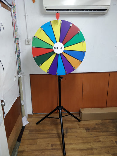 WHEEL OF FORTUNE 800MM PORTABLE WITH SOUND CLICKER