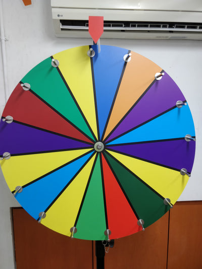 WHEEL OF FORTUNE 800MM PORTABLE WITH SOUND CLICKER