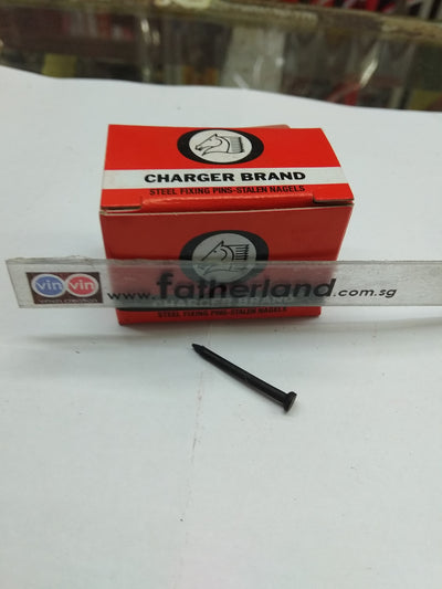 CHARGER 2.0MM X 25MM BLACK STEEL SCREW