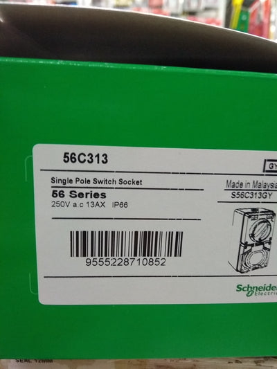 CLIPSAL 56C313 S/ POLE SWITCH SOCKET OUTLET