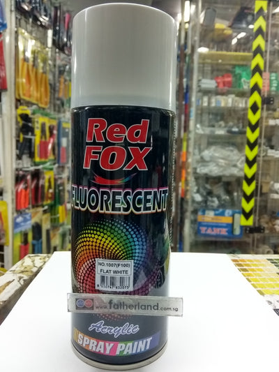 RED FOX SPRAY PAINT 1007 FLAT WHITE
