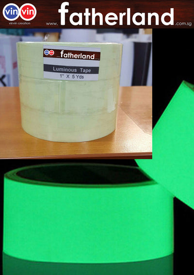 LUMINOUS TAPE 1 INCHES X 5 YARD