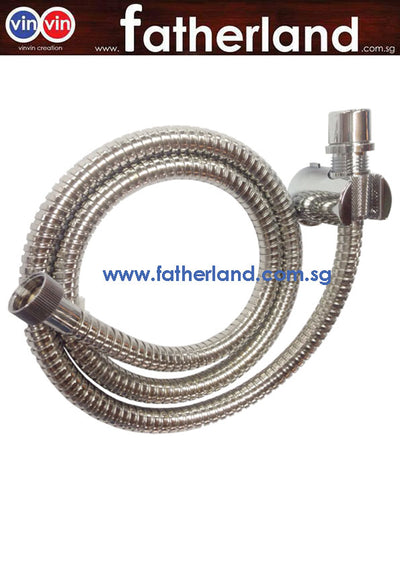 SHOWY 6319 48" S/STEEL DOUBLE LOCK F/HOSE 22F/1 BIDE SPRAY WITH MINI HOLDER