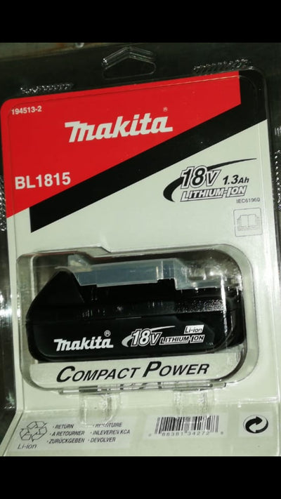 MAKITA 18V 1.3AH LI-ION BATTERY, BL1815