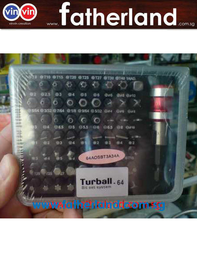 TURBALL 64PCS BIT SET