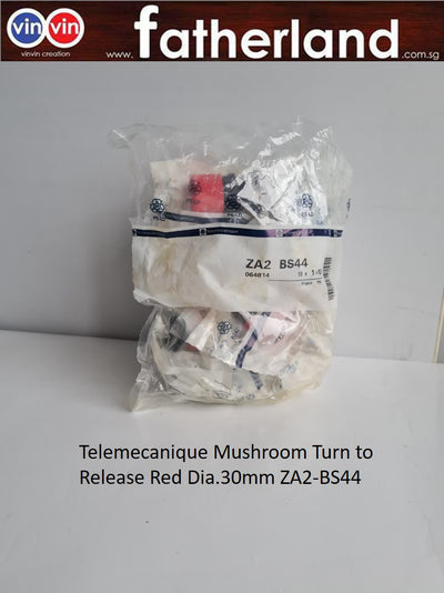 Telemecanique Mushroom Turn to Release Red Dia.30mm ZA2-BS44