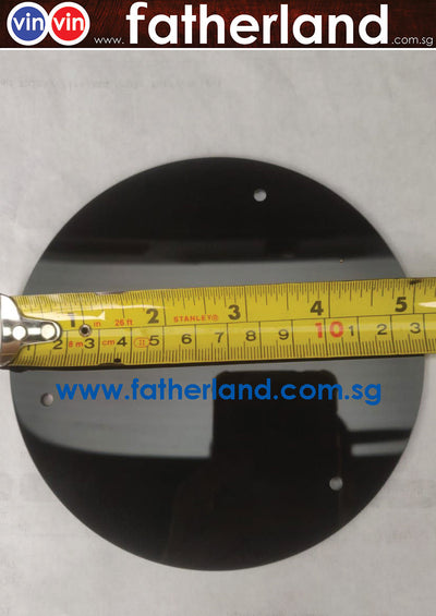 ACRYLIC ROUND TAG WITH 3 HOLE