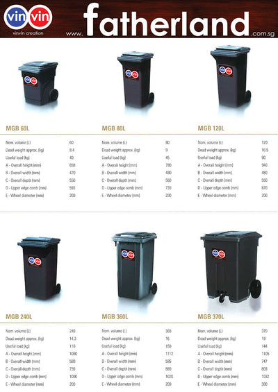 Outdoor Bin with Wheel Catalog 1