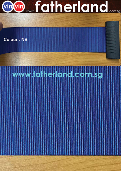 Black Queue Pole Stand with NB Blue Belt ( HG )