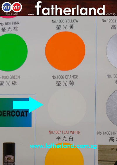 BOSNY SPRAY PAINT No. 1007 Flat White