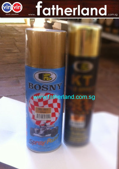 BOSNY GOLD SPRAY PAINT 351