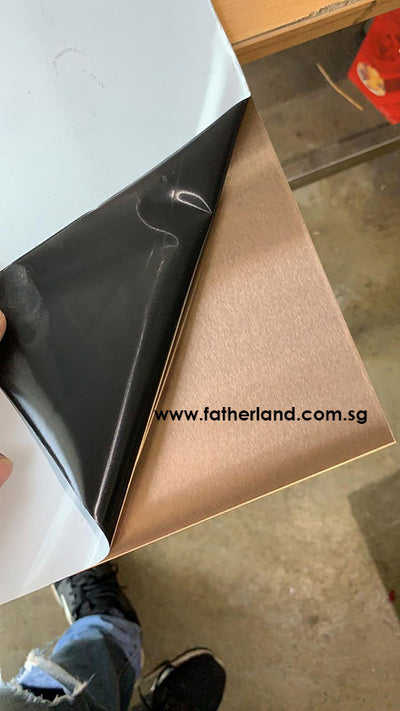 Brass Colour Stainless Steel Plate