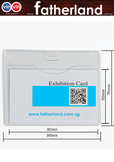 EXHIBITION ID HOLDER LANDSCAPE ( FIRM )