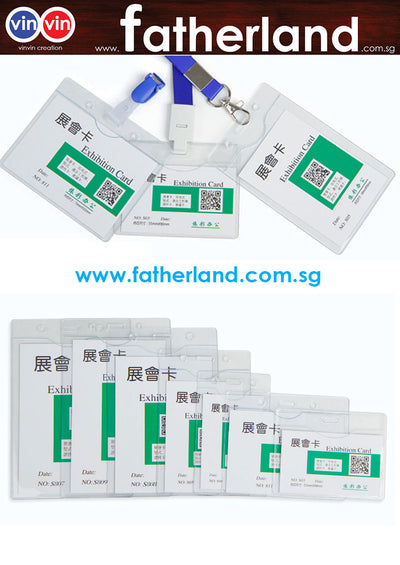 EXHIBITION ID HOLDER LANDSCAPE ( FIRM )