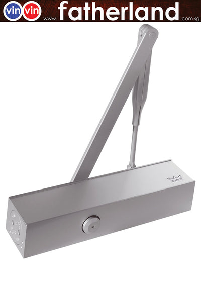 Dormakaba TS73V EN2-4 door closer c/w hold open arm in sliver finish
