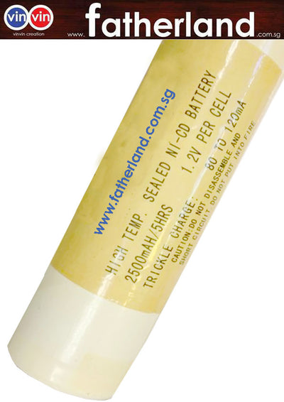 Emergency Exit Sign Battery 2500mAH/5HRS 1.2V Per Cell ( 3 cell )