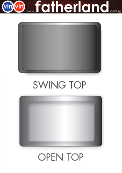 Stainless steel or Steel Recycle Bin VIN3823751 ( OPEN TOP )