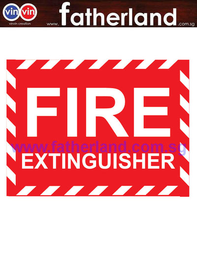 FIRE EXTINGUISHER HANGING SIGNAGE
