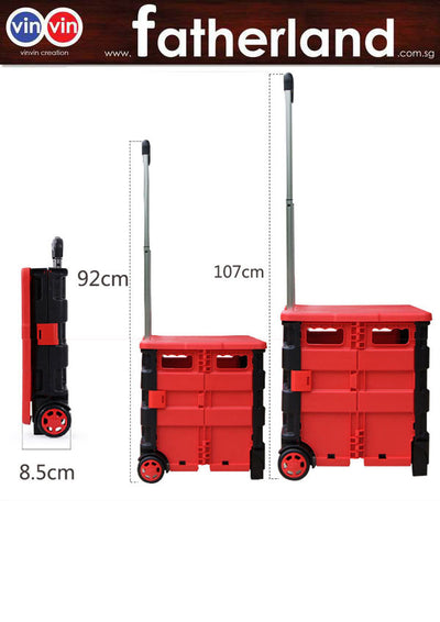 VINVIN FOLDING TROLLEY CHAIR