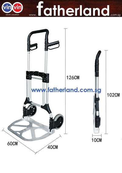 vinvin Heavy Duty Aluminium Alloy Folding Trolley ( Model : vin-AL-90 )