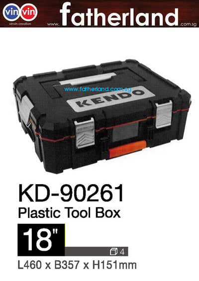 Kendo 18" Systainer Unit Tool Box L460xB357xH151mm