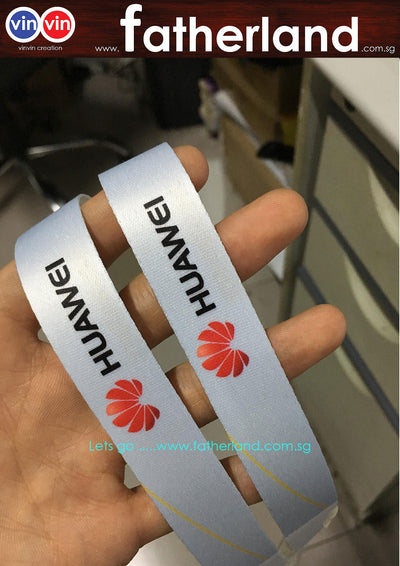 LANYARD WITH SILKSCREEN OR HEAT TRANSFER PRINTING