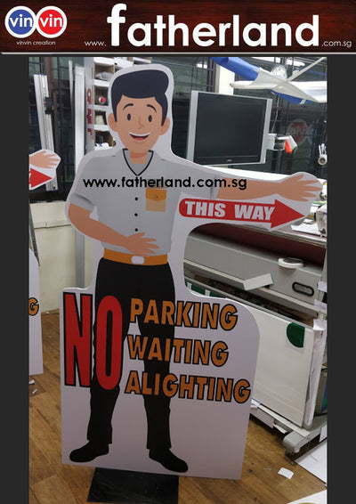 Vinvin Metal Standee With 3D Cut out Man
